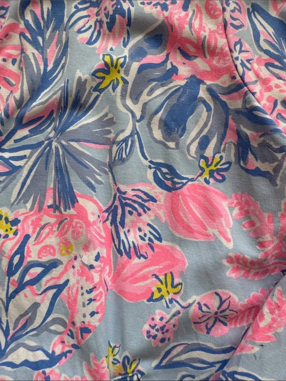 Lilly Pulitzer Leona Zip front Jacket XL elephant, splash - Picture 5 of 5